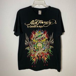 Ed Hardy by Christian Audigier T-shirt Size L